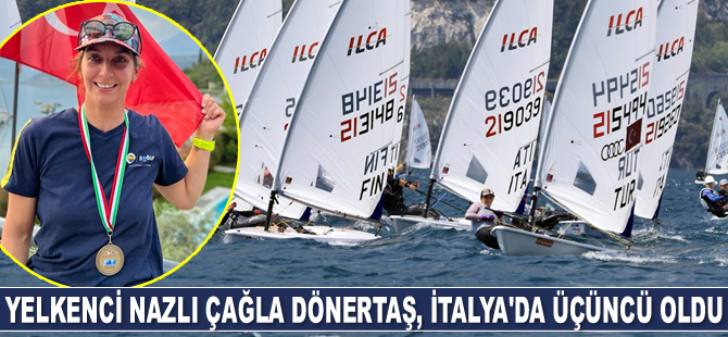 Yelkenci Nazlı Çağla Dönertaş, İtalya’da üçüncü oldu
