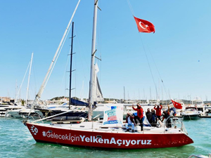 İklim değişikliğine dikkat çekmek için 23 günde 4 deniz geçtiler