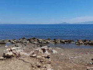 Helenistik dönemden kalma denize sıfır ticaret merkezi gün yüzüne çıkıyor