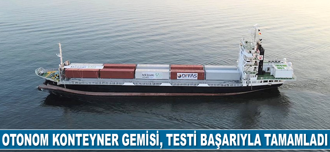Otonom konteyner gemisi Suzaku, 790 km'lik güzergahı başarıyla tamamladı