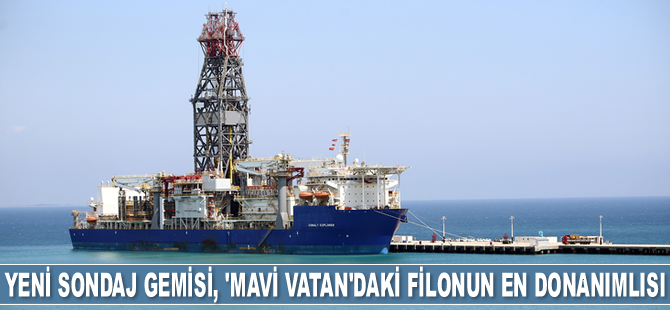 Türkiye'nin yeni sondaj gemisi, filonun en donanımlısı olarak görev yapacak