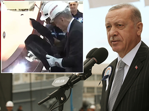 Hızırreis Denizaltısı Havuza Çekme ve Selmanreis Denizaltısı İlk Kaynak Töreni yapıldı