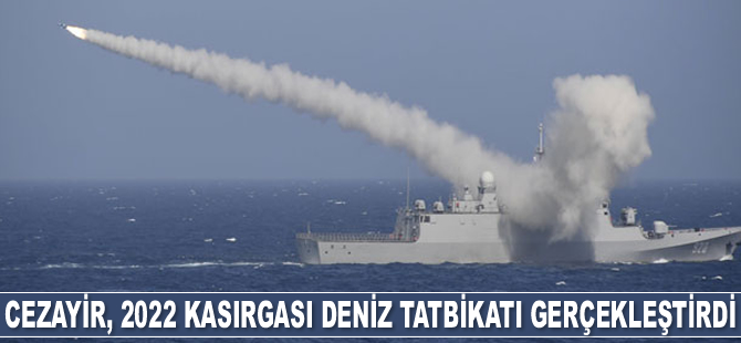 Cezayir, 2022 Kasırgası Deniz Tatbikatı gerçekleştirdi