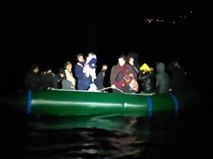 Marmaris ve Datça’da 34 düzensiz göçmen kurtarıldı