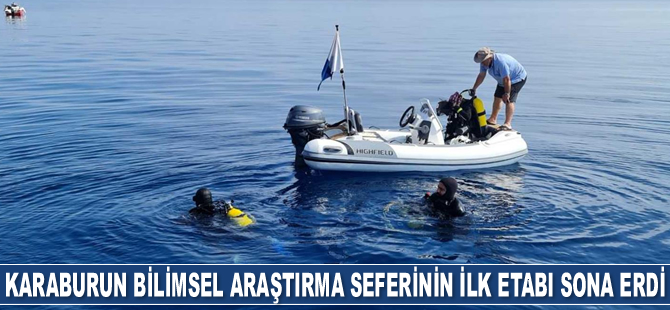 Karaburun-Ildır bölgesi bilimsel araştırma seferinin ilk etabı sona erdi