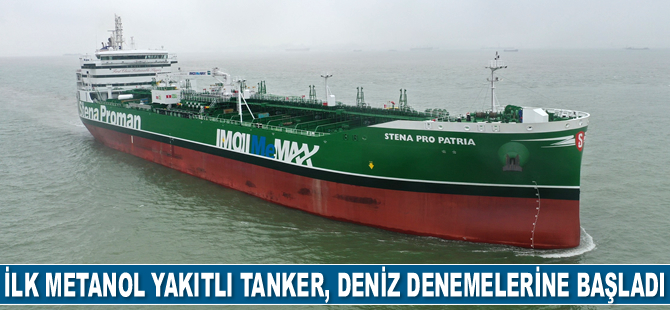 İlk metanol yakıtlı tanker Stena Pro Patria, deniz denemelerine başladı