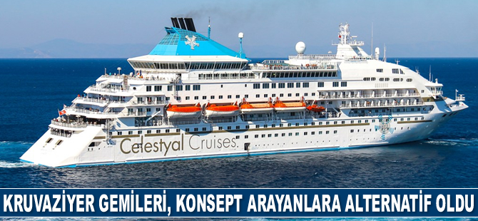 Kruvaziyer gemileri, konsept arayan kurumlara alternatif oldu