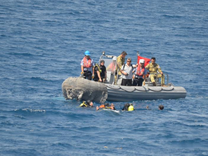 Kurtaran-2022 Tatbikatı’nda denizaltıdan kurtarma faaliyeti gerçekleştirildi