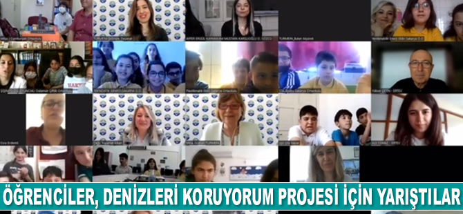 Öğrenciler, ‘STEAM ile Denizleri Koruyorum’ Projesi için yarıştılar