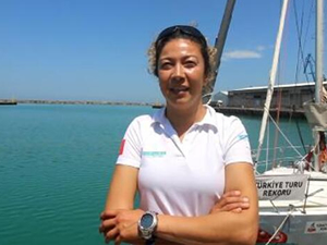 Başak Mireli, yelkenle tek başına Türkiye turu için yola çıktı