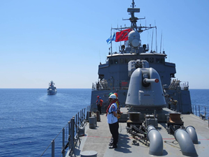 TCG YAVUZ, Doğu Akdeniz’de eğitimler gerçekleştirdi