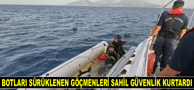 Datça’da 29 düzensiz göçmen kurtarıldı