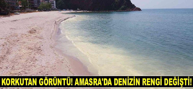 Amasra’da denizin rengi değişti
