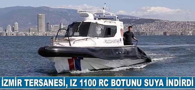 İzmir Tersanesi, yeni serisinin ilk IZ 1100 RC botunu suya indirdi