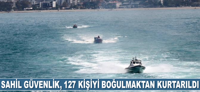 Sahil Güvenlik, Samsun'da 127 kişiyi boğulmaktan kurtarıldı
