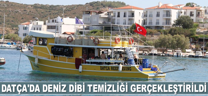 Datça’da deniz dibi temizliği gerçekleştirildi