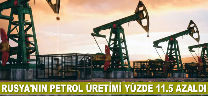 Rusya'nın petrol üretimi yüzde 11.5 azaldı