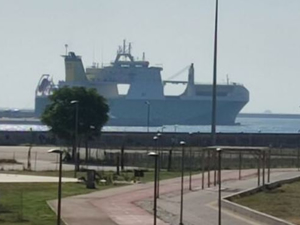İngiliz askeri gemisi ANVIL POINT, Dedeağaç Limanı’na yanaştı