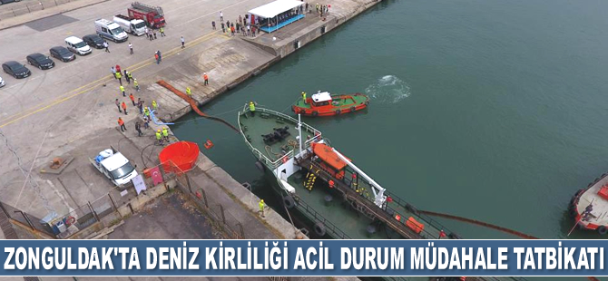 Zonguldak'ta Deniz Kirliliği Acil Durum Müdahale Tatbikatı gerçekleştirildi