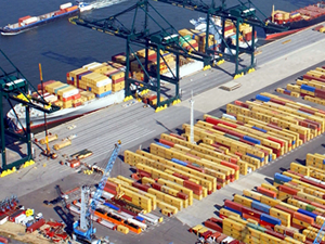 IfW: Konteyner liman tıkanıklığı, Kuzey Denizi'ne ulaştı