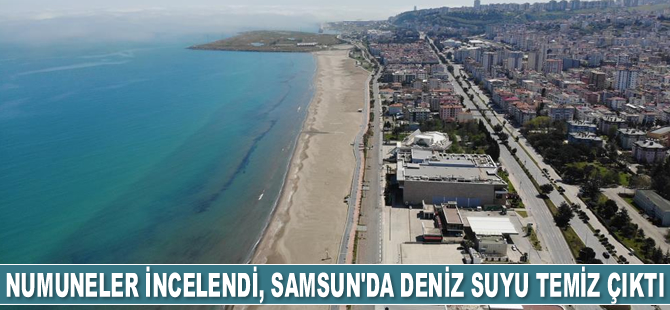 Samsun’un deniz suyu temiz çıktı