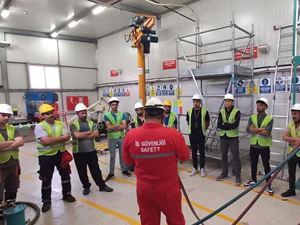 Desan Tersanesi çalışanlarına iş güvenliği eğitimi verildi