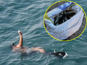 Arsuz’da patlayıcı ile balık avlayan kişiye 14 bin lira para cezası kesildi