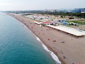 Manavgat Sorgun Boğaz Halk Plajı açıldı