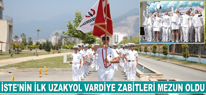 İSTE'nin ilk uzakyol vardiye zabitleri, mezun oldu