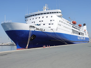 Daleela isimli yolcu gemisi, Limasol’dan Pire’ye hareket etti