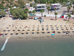 Bodrum Belediyesi halk plajları, yeni sezona hazırlanıyor