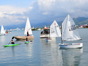 Trabzon'da Karadeniz Sahil Güvenlik 40. Yıl Kupası Yelken Yarışları düzenlendi