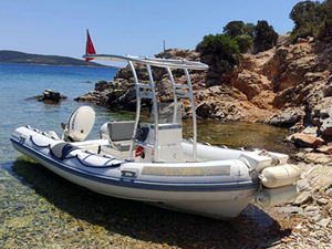 Akdeniz fokları için çalışma yapan AKD’nin çalınan botu bulundu