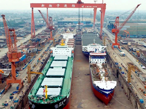 Çin tersaneleri, 6 ayda 18.5 milyon DWT’lik yeni gemi siparişi aldı