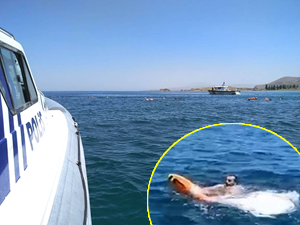 Van’da 49 yüzücü, kumandalı can simidiyle kurtarıldı