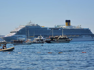 Costa Venezia yolcu gemisi, Bodrum’a geldi