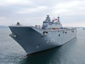Türkiye'nin en büyük savaş gemisi TCG Anadolu, testleri birer birer geçiyor