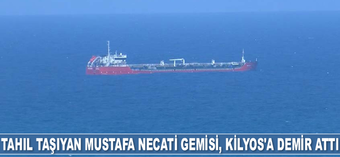Ukrayna’dan tahıl taşıyan Mustafa Necati gemisi, Kilyos’a demir attı