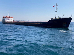 Ukrayna'dan tahıl taşıyan gemi Tekirdağ'a ulaştı