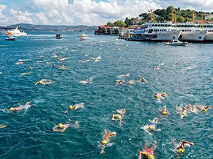 34. Boğaziçi Kıtalararası Yüzme Yarışı Tamamlandı