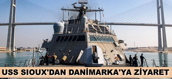 ABD kıyı muharebe gemisinden ziyaret