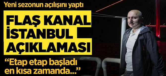 Adil Karaismailoğlu; Kanal İstanbul, aslında ihtiyaçtan doğan bir planlamadır