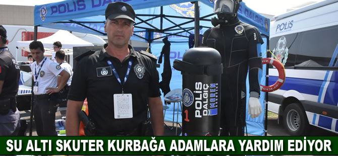 Emniyetin 'su altı skuter'ı kurbağa adamların eli ayağı oldu