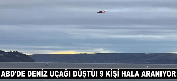ABD'de deniz uçağı düştü: 1 kişi öldü, 9 kişi kayıp