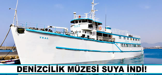 İlk yüzen Denizcilik Müzesi suya indi