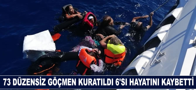 Yunanistan unsurlarınca geri itilen düzensiz göçmenlerden 6 kişi hayatını kaybetti