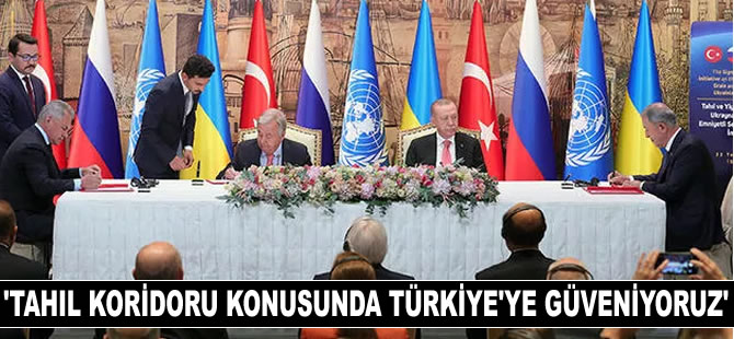 BM Koordinatörü, tahıl koridorunun devamı konusunda Türkiye'ye güveniyor