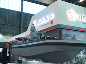 Silahlı insansız deniz aracı 'Sancar' ilk kez vitrine çıktı