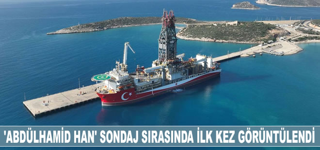 'Abdülhamid Han' sondaj görevi sırasında ilk kez görüntülendi