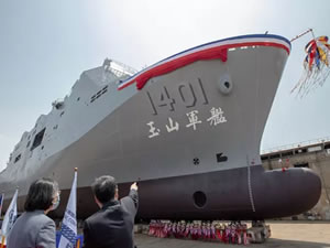 Çin ile savaşın eşiğine gelen Tayvan yerli savaş gemisini üretti